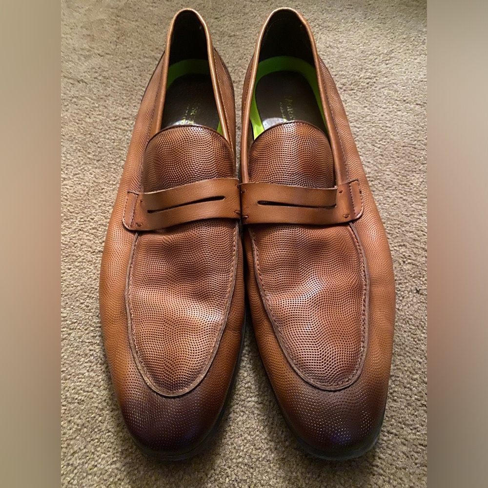 Moretti Gold Label 13D Leather Loafters